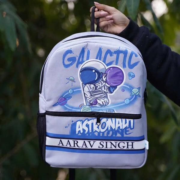 Personalised Astronaut Printed Kids Bagpack